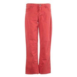 Sanctuary By Anthropologie Cropped Jeans Size 26 Coral Orange Stretch Denim EUC